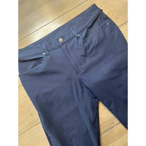 Lululemon Pants Mens 31 ABC Slim Fit Five Pocket Stretch Casual Golf Workwear - Picture 1 of 9